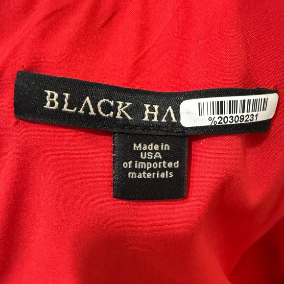 Black Halo Women's Sleeveless Twist Neck Sheath Dress - Red Career Size 12‎ - Picture 5 of 9